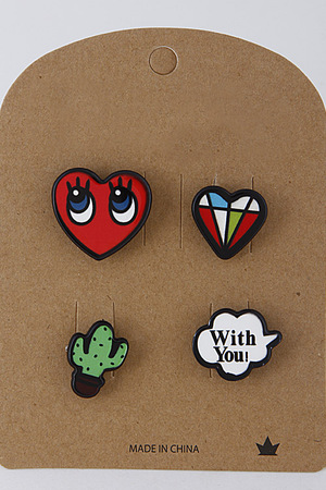 Lots Of Love Daily Pin And Patch Set 6HBH10